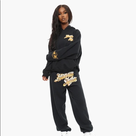 Boys Lie Pants - Boys Lie Heaven Sighs Gold Sweats